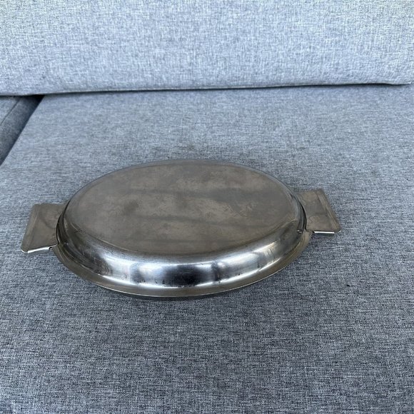 Vintage Stainless Steel Covered Dish Baker Cookware Made in Sweden - Picture 1 of 6